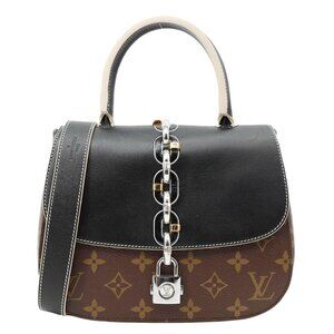Louis Vuitton  Chain It PM Monogram Canvas Shoulder Bag Black